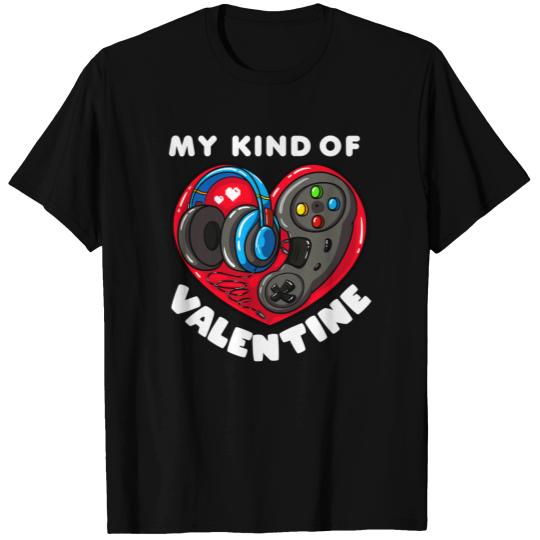Boys Valentines Day Game Lover Men Women T Shirts