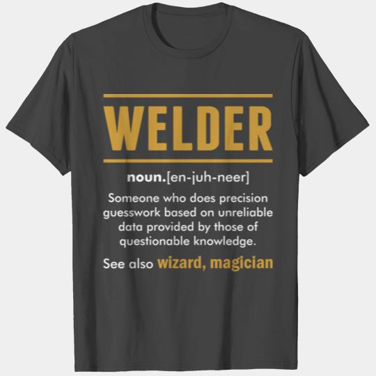 Welder Wizard Magician T Shirts