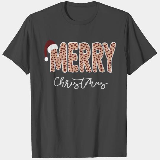 Cheetah Print Christmas T Shirts Leopard Print Christ