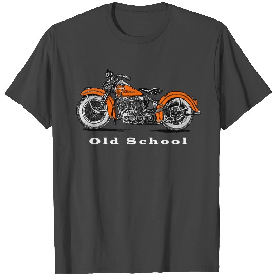 vintage motorcycles old school classic motorcycle T Shirts