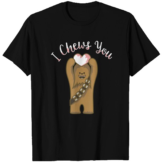 Valentines I Chews You Chewbacca Graphic T Shirts