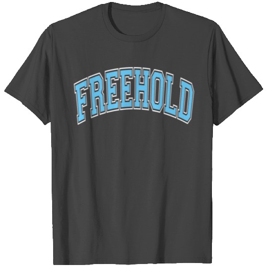 Freehold New Jersey Nj Varsity Style Light Blue Te T Shirts