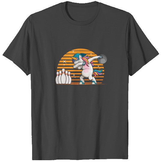 Unicorn Bowling Bowlers Skittles Sport Game Gift T Shirts