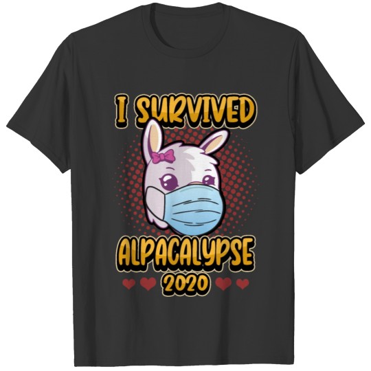 I Survived Alpacalypse 2020 - Alpaca Cute Llama T Shirts