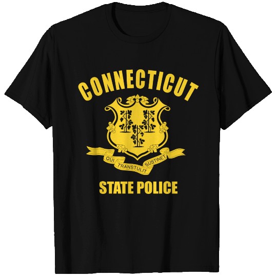 Connectitut State Police logo for black T Shirts