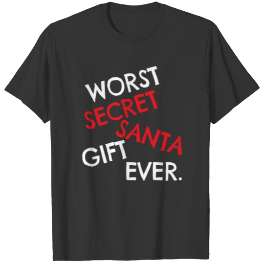 Funny Secret Santa Christmas Xmas Apparel T-shirt