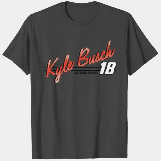 Nascar Kyle Busch Script T Shirts