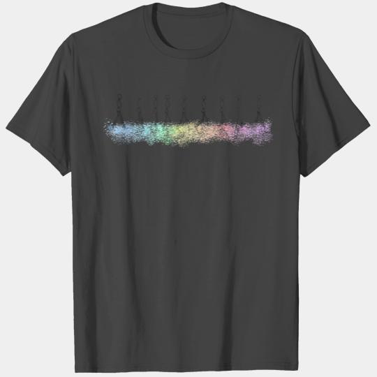 The Gait Rainbow Gait Cycle Physiotherapy Anatomy T Shirts