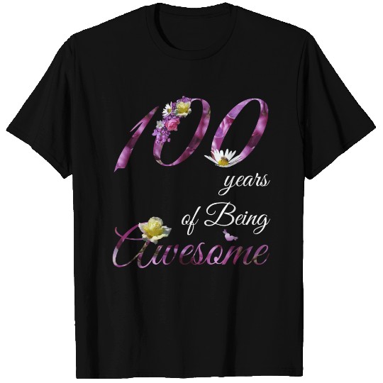 100 Year Old T Shirts Awesome Floral 1920 100Th Birth