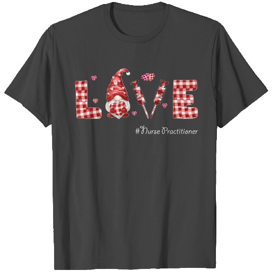 Nurse Love Classic Cute Valentine Couple T Shirts