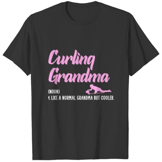 Curling grandma T Shirts