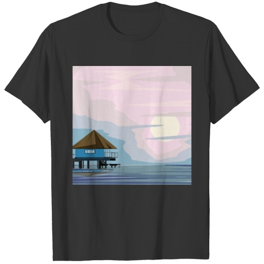 house on the beach T Shirts