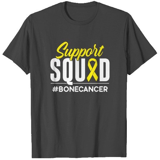 Support Squad Bone Cancer Awareness T Shirts