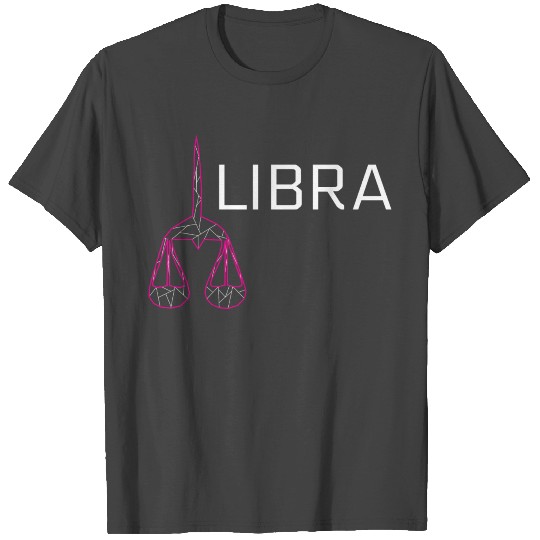 Libra Horoscopes Zodiac Geometric Sign T Shirts