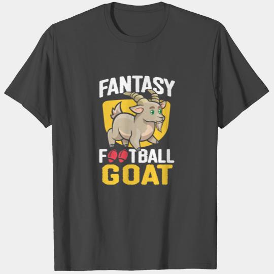 Fantasy Football Goat Champion Funny Apparel T Shirts