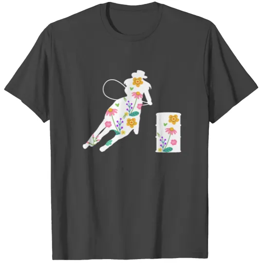 Barrel Racing Horse Riding Cowgirl T Shirts