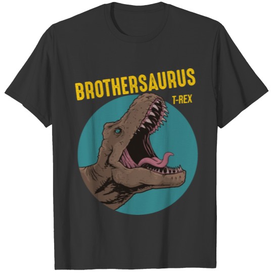 BrotherSaurus Big Brother Kids Boys Dinosaur Gift T Shirts