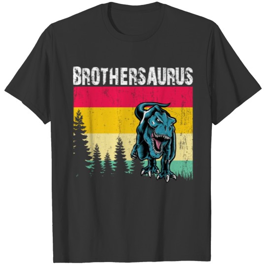 BrotherSaurus Big Brother Kids Boys Dinosaur Gift T Shirts