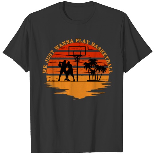 basketball player team design ballislife hoop T-shirt