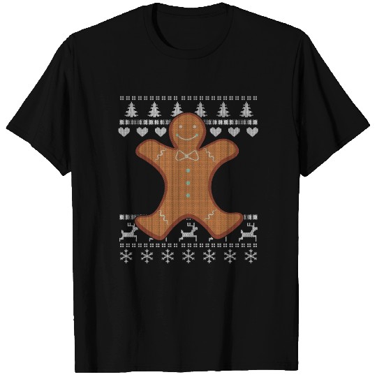 Ugly Christmas Gingerbread T Shirts