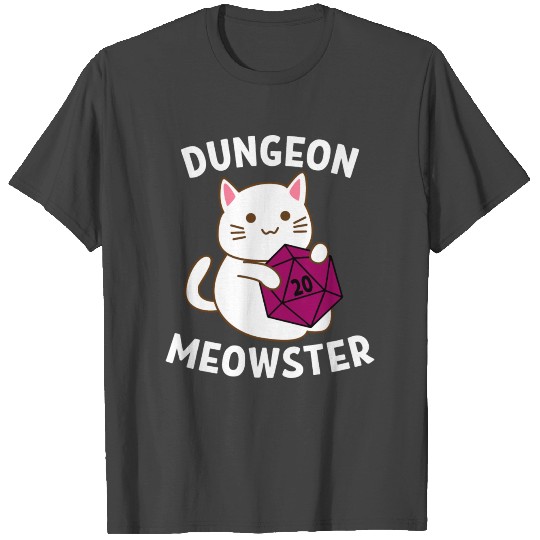 Dungeon meowster RPG nerd geek gift T Shirts