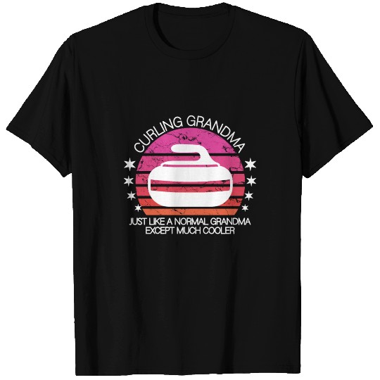 Curling grandma T Shirts