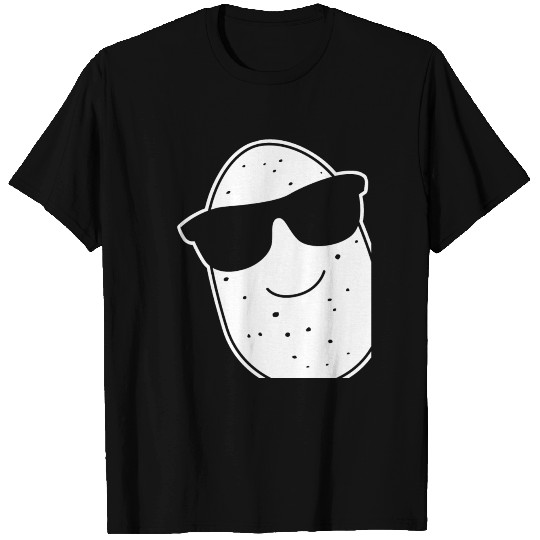 Potato With Sunglasses T Shirts