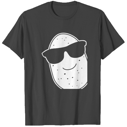 Potato With Sunglasses T Shirts
