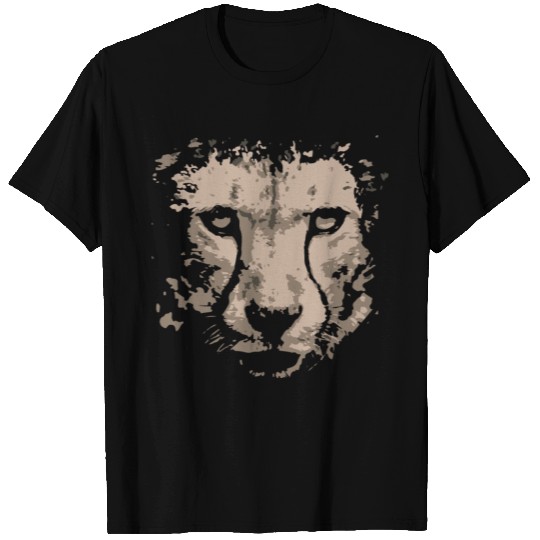 Cheetah face T Shirts