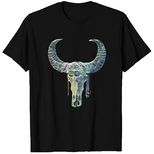 buffalo skull T Shirts