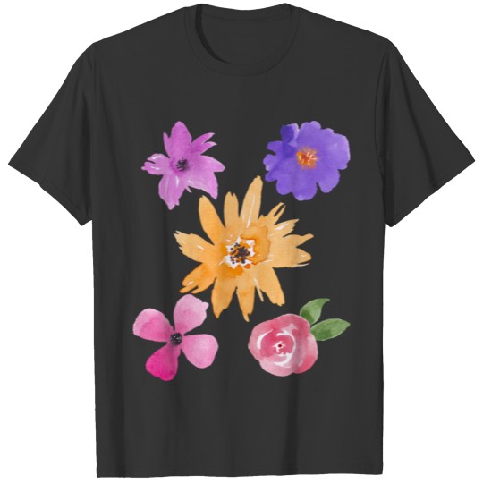 Flowers Nature Flower Beautiful Art Girl T Shirts