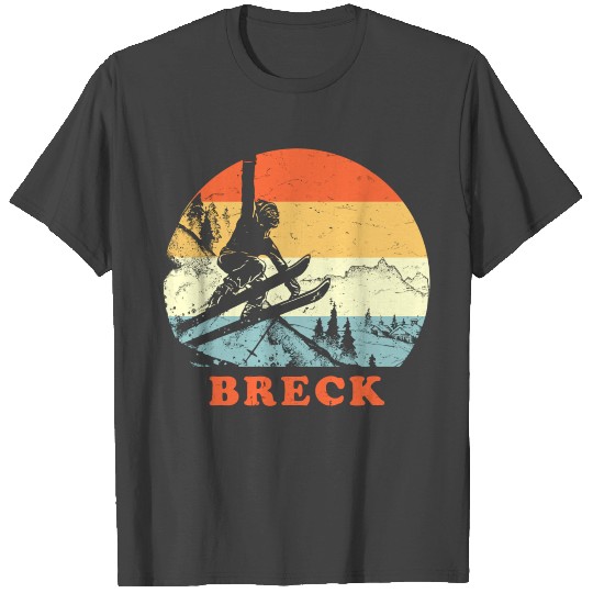 Ski Breckenridge Colorado Vintage Snow Skiing Vaca T Shirts