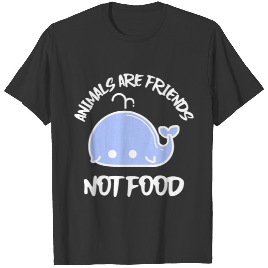 Animals Are Friends Not Food Vegan T-shirt