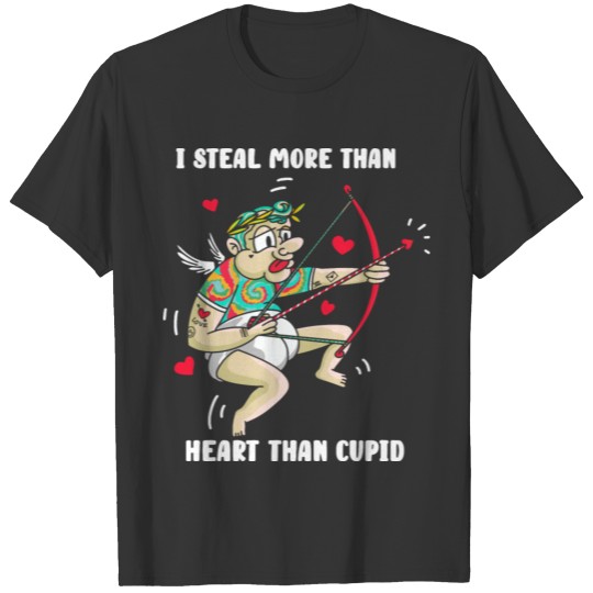 Valentines Day I Steal More Hearts T-shirt