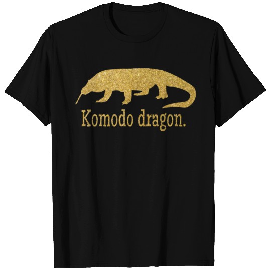 Golden Komodo Dragon T Shirts