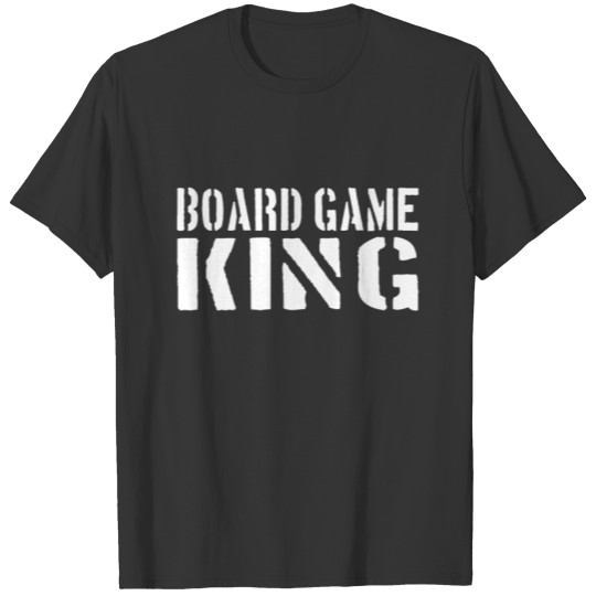 CHESS CHESSBOARD CHESS PLAYER: Board Game King T-shirt