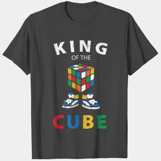 King Of The Cube Rubik's Rubiks Cube Rubik Cube T Shirts