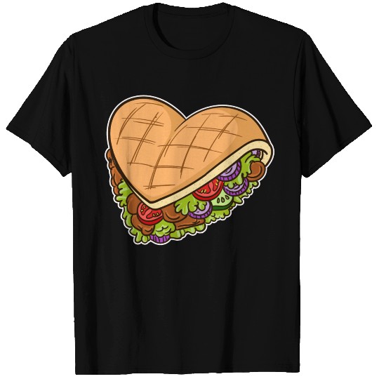 I Love Kebap Sandwich T Shirts