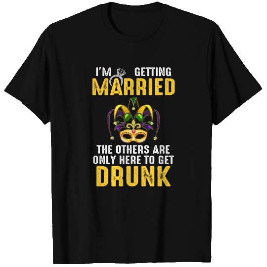 New Orleans Bachelorette Party Married Mardi Gras T Shirts