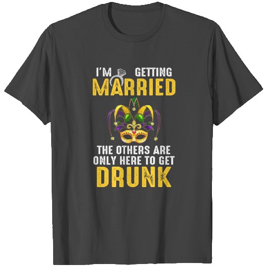 New Orleans Bachelorette Party Married Mardi Gras T Shirts