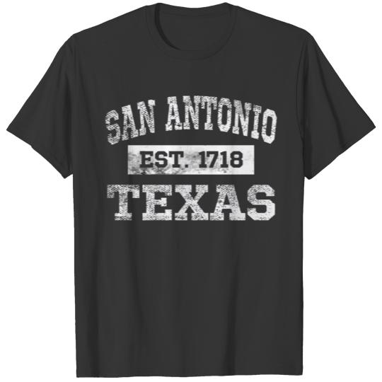 San Antonio Texas Est 1718 Distressed T-shirt