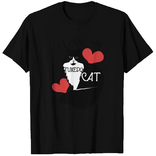 I love my tuxedo cat T Shirts