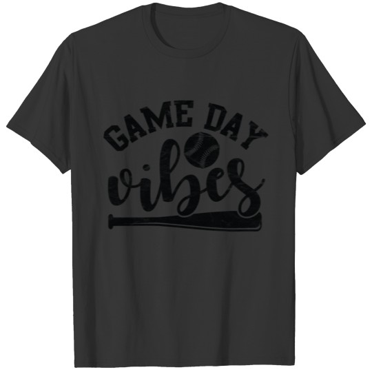 Game Day Vibes Retro Vintage Sports Games Baseball T-shirt