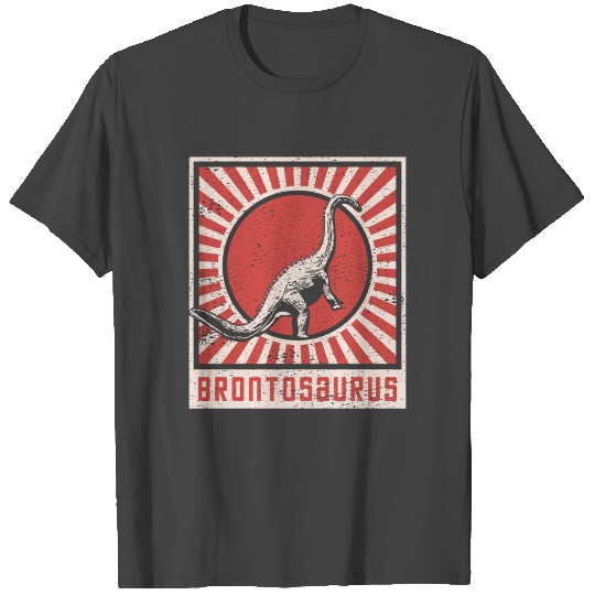 Brontosaurus Propaganda Poster T Shirts