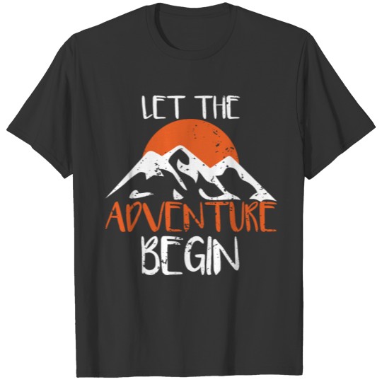 Let The Adventure Begin Baby Dad Mom Pregnant T-shirt