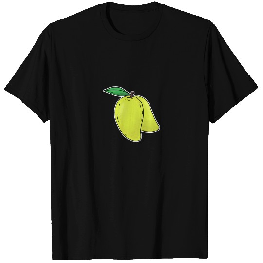 Mango hand drawn fruits summer T Shirts