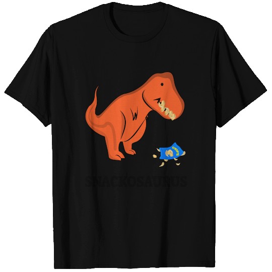 snackosaurus dino saurian chips snacks sweets T Shirts