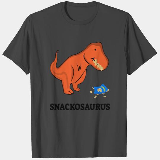 snackosaurus dino saurian chips snacks sweets T Shirts