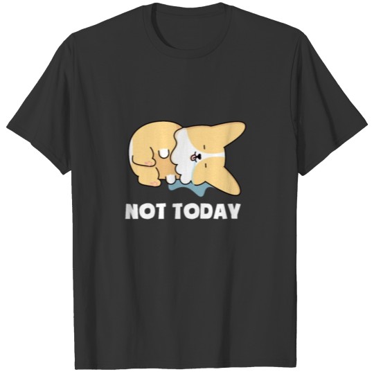 Lazy Pembroke Welsh Corgi Dog Owner Pet Gift T-shirt