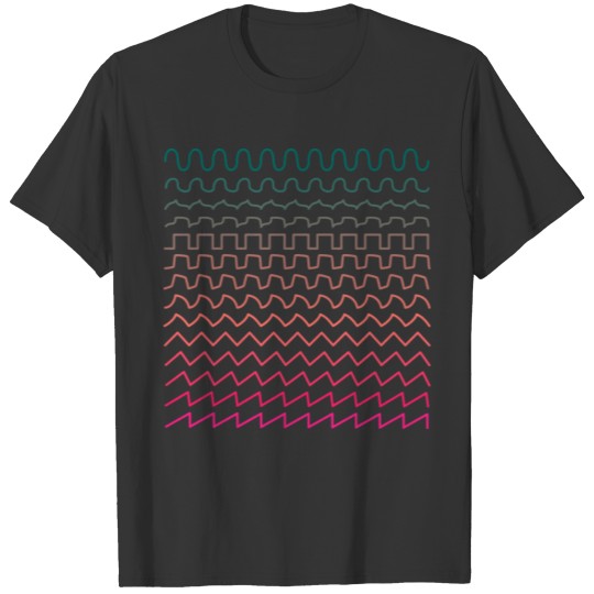 Musician music synthesizer keyboard T-shirt